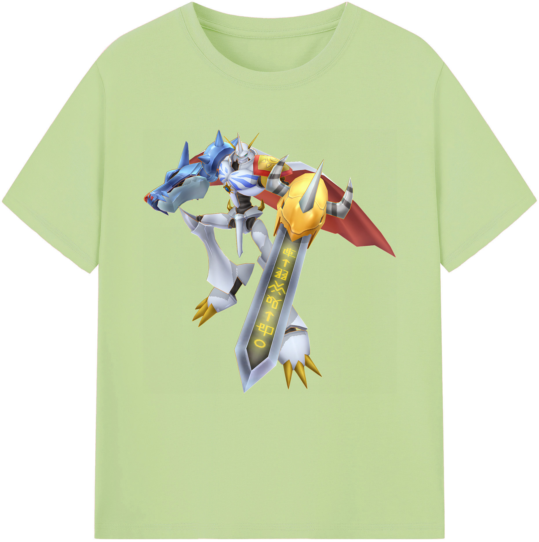 （画像用） Digimon デジタルモンスター/デジモン 綿100％半袖Tシャツ（フロントプリント）